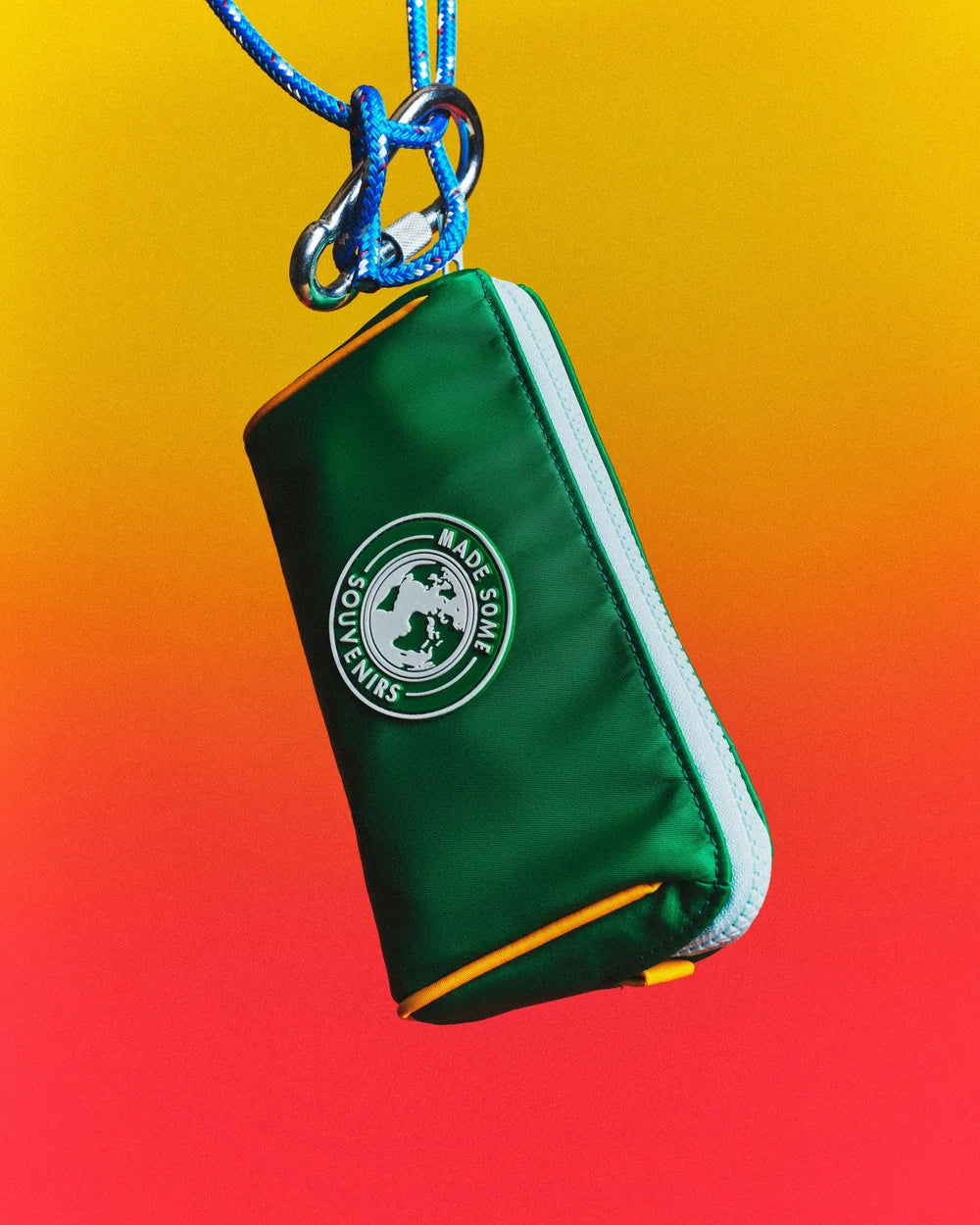 Green Souvenir Cosmetic Bag