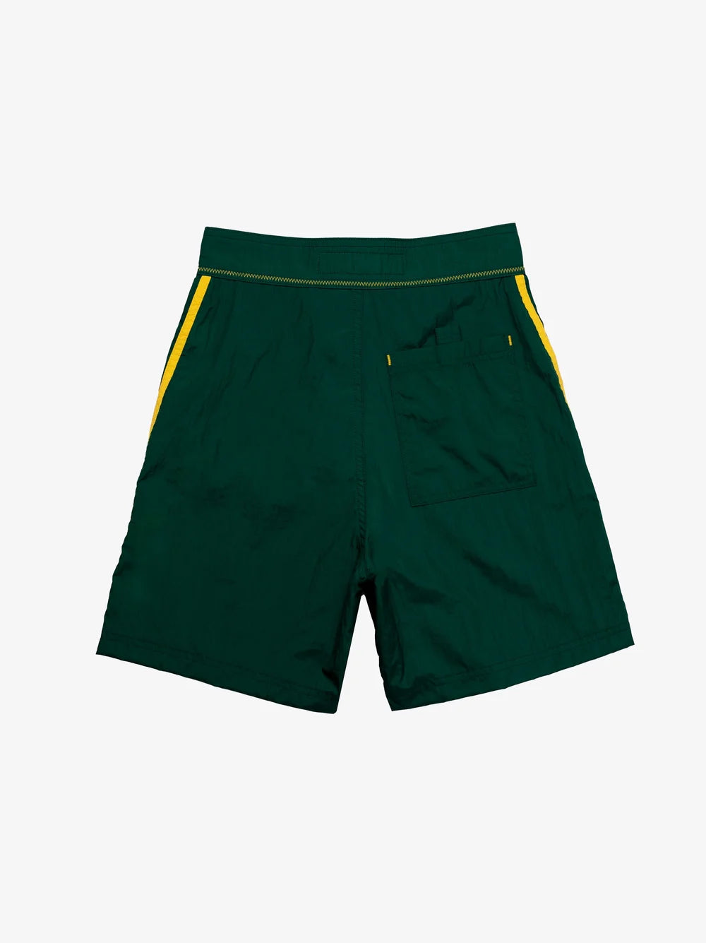 Dark Green & Yellow Made Some Long Shorts