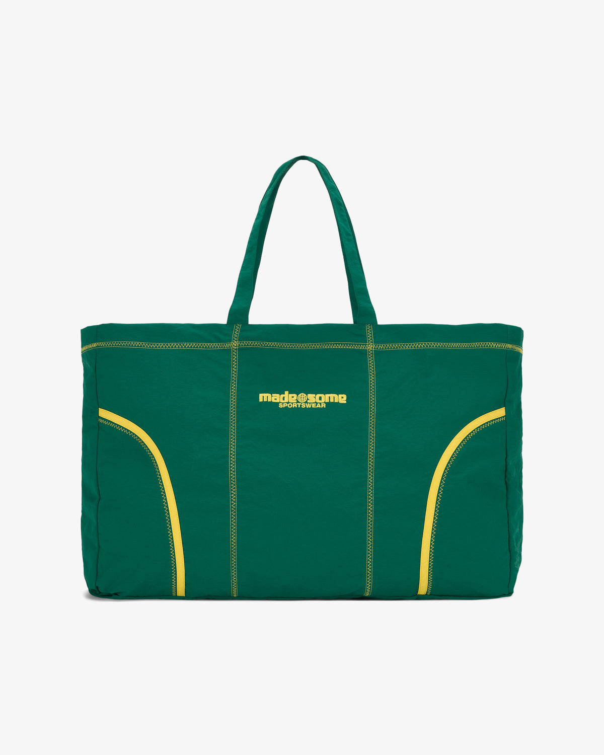 Green and Yellow Vacation Tote