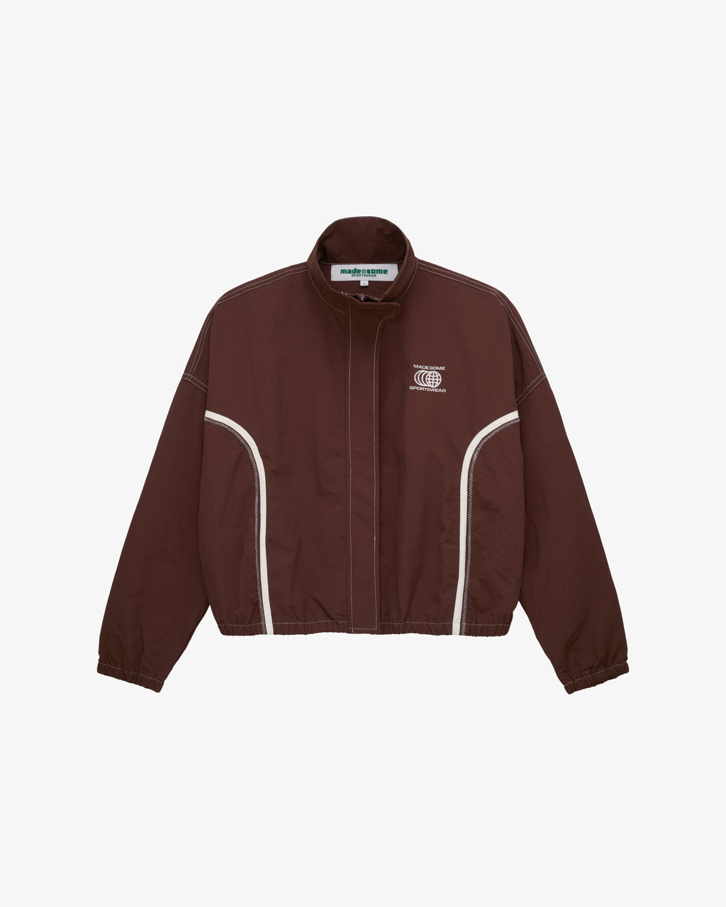 Brown Warm Up Jacket