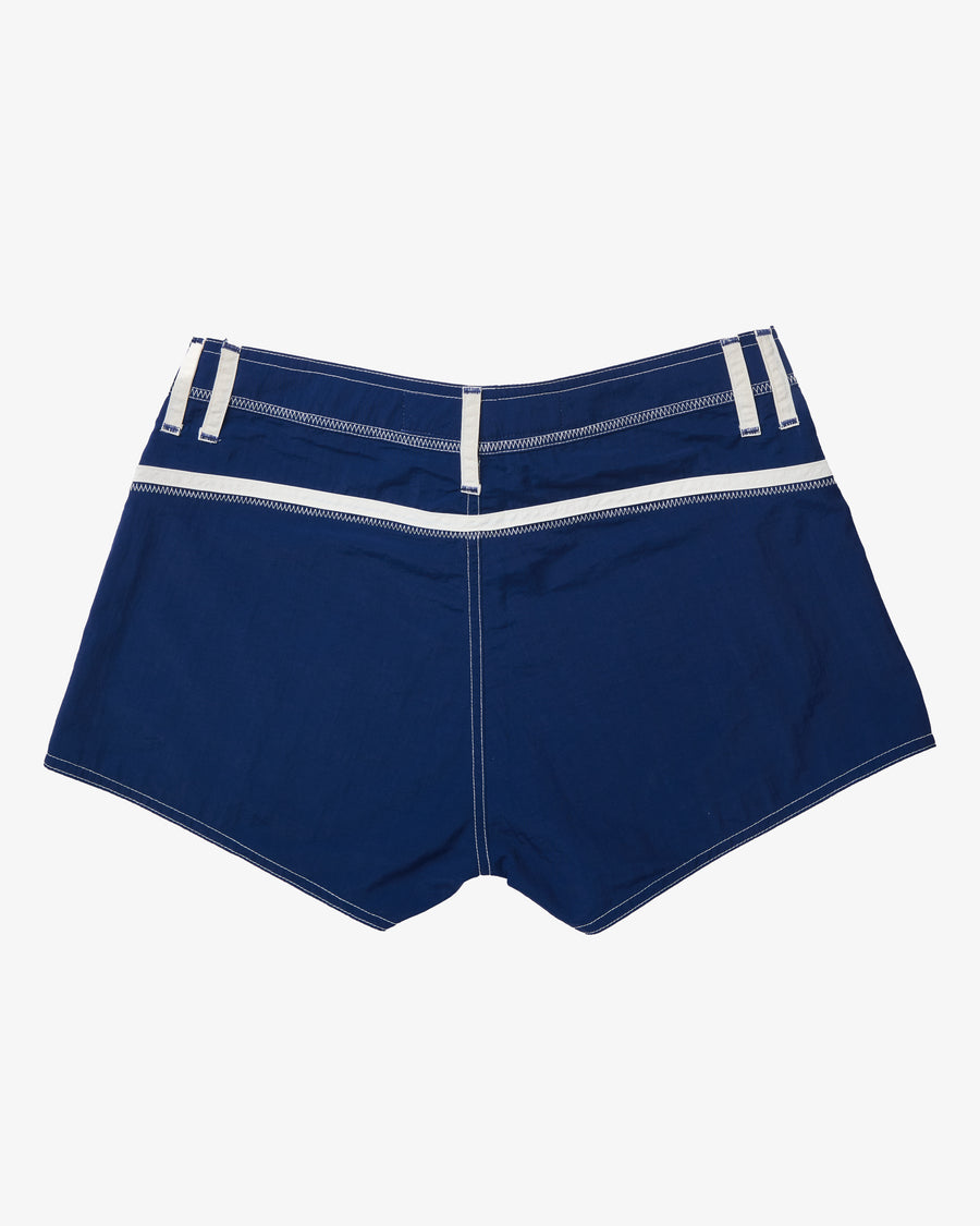 Navy and White Short Shorts