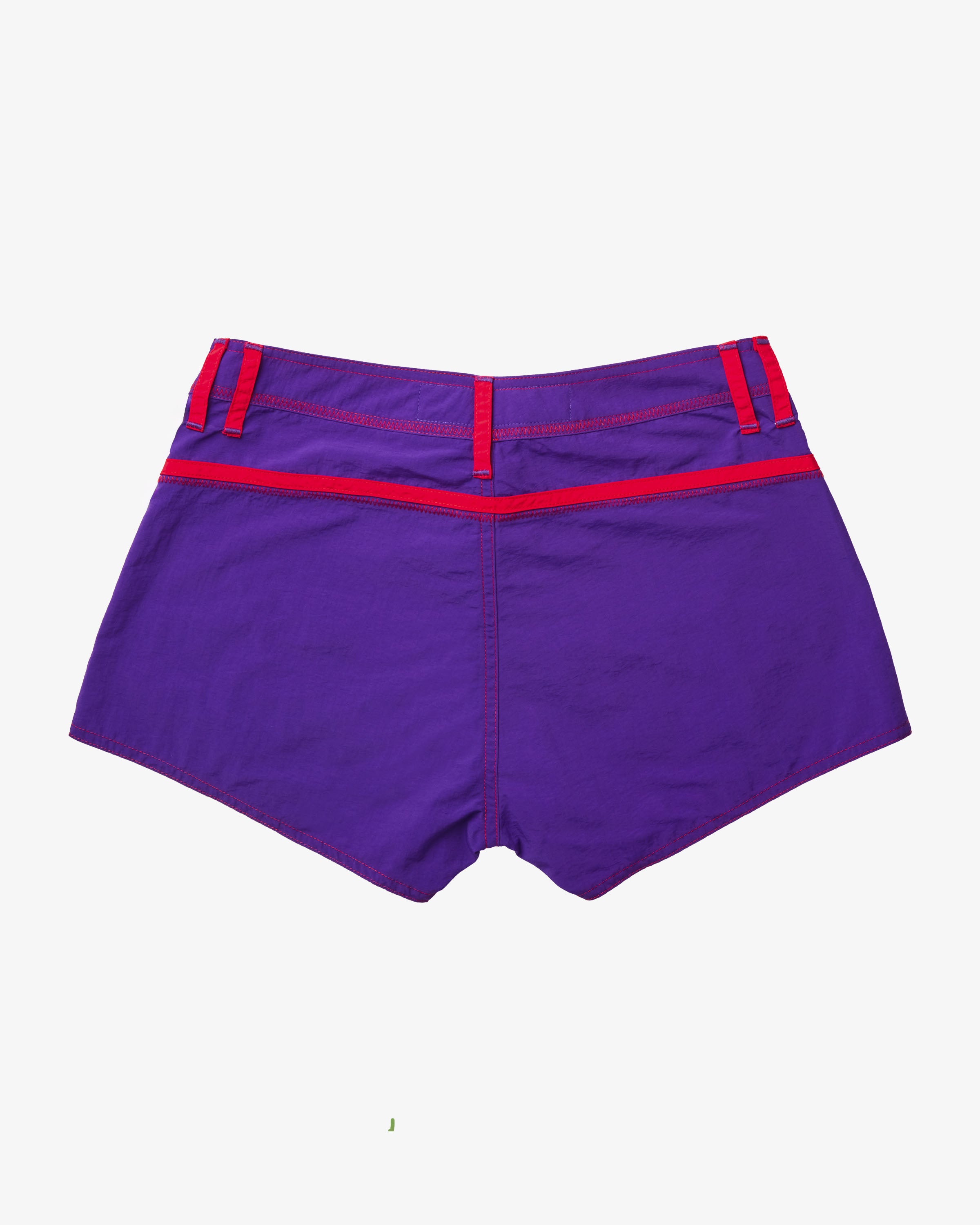 Purple and Red Short Shorts