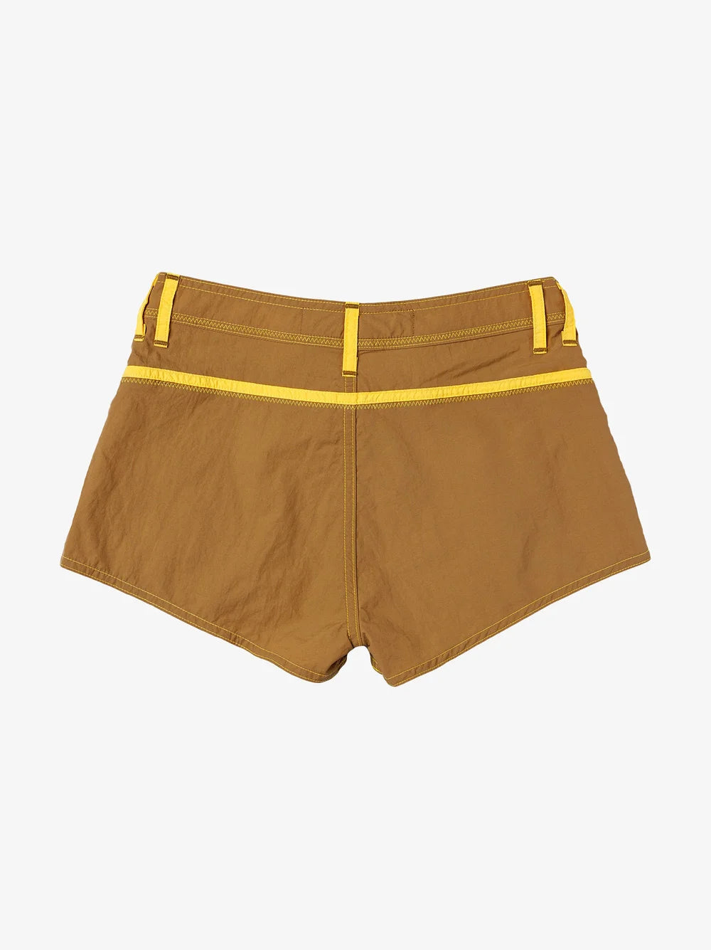 Khaki & Yellow Made Some Short Shorts